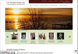 Sites similar to peasleefuneralhome.com