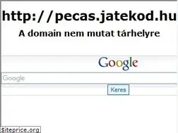 Sites similar to pecas.jatekod.hu