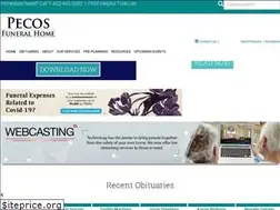 Sites similar to pecosfuneralhome.com