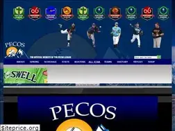 Sites similar to pecosleague.com