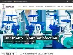 Sites similar to pecovalves.com