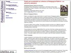 Sites similar to pedagogicalpatterns.org