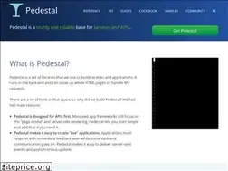 Sites similar to pedestal.io