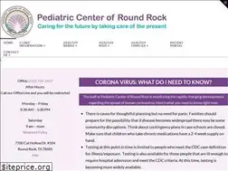 Sites similar to pediatriccenterofroundrock.com