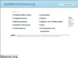 Sites similar to pediatriccommons.org