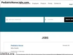 Sites similar to pediatricnursejobs.com