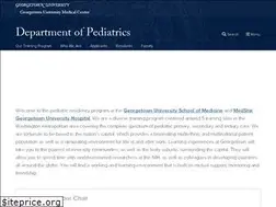 Sites similar to pediatrics.georgetown.edu