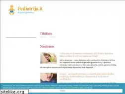 Sites similar to pediatrija.lt