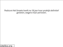 Sites similar to pedicure-nelsnoeks.nl
