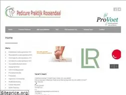 Sites similar to pedicurepraktijkroosendaal.nl