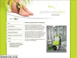 Sites similar to pedicuresalonlandsmeer.nl
