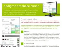 Sites similar to pedigreedatabaseonline.com