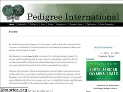 Sites similar to pedigreeinternational.com