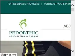 Sites similar to pedorthic.ca