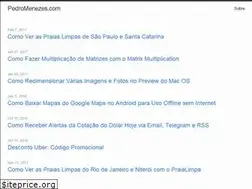 Sites similar to pedromenezes.com