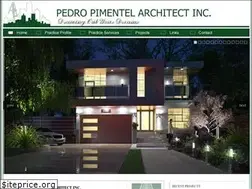Sites similar to pedropimentelarchitect.com