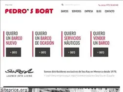 Sites similar to pedrosboat.com