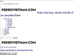 Sites similar to pedrovietnam.com