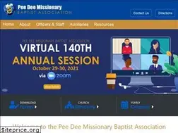 Sites similar to peedeebaptistassociation.org