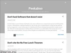 Sites similar to peekaboo-vision.blogspot.com