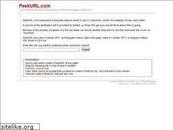Sites similar to peekurl.com
