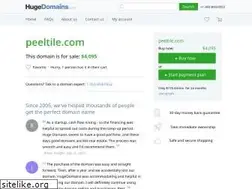 Sites similar to peeltile.com