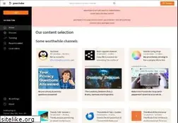 Sites similar to peer.tube