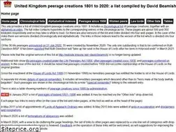 Sites similar to peerages.info