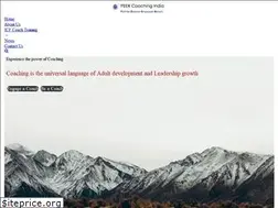 Sites similar to peercoachingindia.com