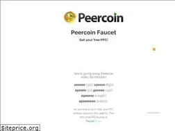 Sites similar to peercoinfaucet.info