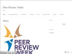 Sites similar to peerreviewweek.wordpress.com