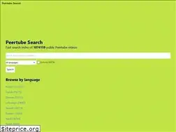 Sites similar to peertube-search.com