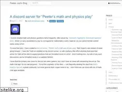 Sites similar to peeterjoot.com