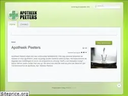 Sites similar to peetersapotheek.be