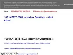 Sites similar to pegainterviewquestion.blogspot.com