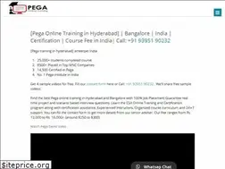 Sites similar to pegaonlinetraining.in