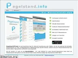 Sites similar to pegelstand.info