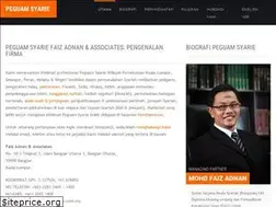 Sites similar to peguamsyariefas.com.my