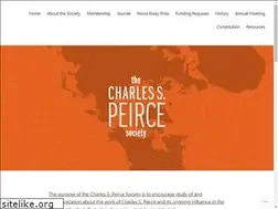 Sites similar to peircesociety.org