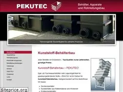 Sites similar to pekutec.de