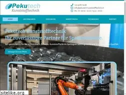 Sites similar to pekutech-kunststofftechnik.ch