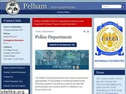 Sites similar to pelhampolice.com