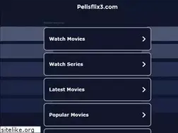 Sites similar to pelisflix3.com