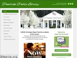 Sites similar to pembrokepubliclibrary.org