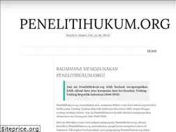 Sites similar to penelitihukum.org