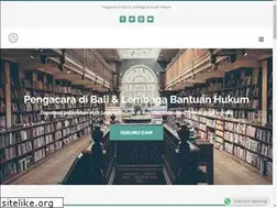 Sites similar to pengacaradibali.net