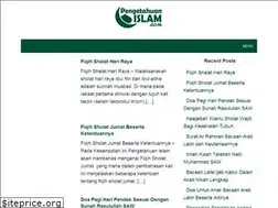 Sites similar to pengetahuanislam.com