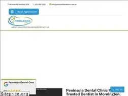 Sites similar to peninsuladentalcare.com.au