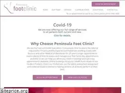 Sites similar to peninsulafootclinic.com.au