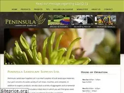 Sites similar to peninsulalandscapesupplies.com